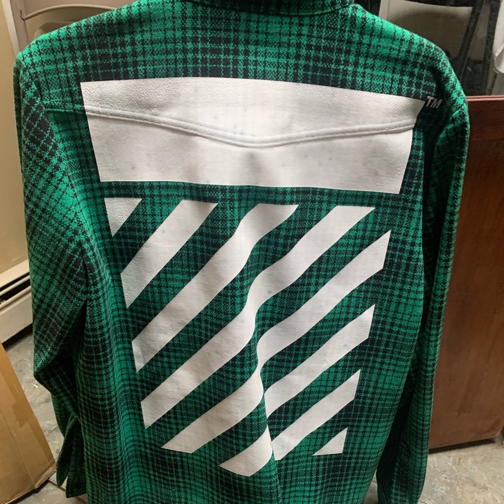 Off White flannel size medium